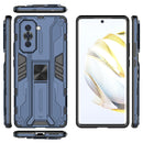 For Huawei Nova 10 4G Supersonic PC + TPU Shock-proof Protective Phone Case with Holder(Dark Blue)