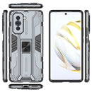 For Huawei Nova 10 4G Supersonic PC + TPU Shock-proof Protective Phone Case with Holder(Grey)