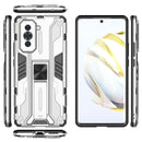 For Huawei Nova 10 4G Supersonic PC + TPU Shock-proof Protective Phone Case with Holder(Silver)