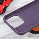 For iPhone 14 Pro BV Woven All-inclusive Phone Case (Purple)