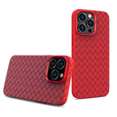 BV Woven All-inclusive Phone Case For iPhone 14(Red)
