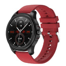 E89 1.32 Inch Screen TPU Strap Smart Health Watch Supports ECG Function, AI Medical Diagnosis, Body Temperature Monitoring(Red)