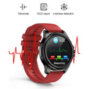 E89 1.32 Inch Screen TPU Strap Smart Health Watch Supports ECG Function, AI Medical Diagnosis, Body Temperature Monitoring(Red)