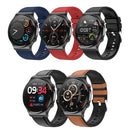 E300 1.32 Inch Screen TPU Watch Strap Smart Health Watch Supports Body Temperature Monitoring, ECG monitoring blood pressure(Blue)