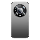 For Honor Magic4 Pro All-Inclusive Lens Frosted Metal Phone Case(Silver Grey)