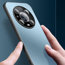 For Honor Magic4 Pro All-Inclusive Lens Frosted Metal Phone Case(Black)