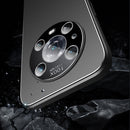 For Honor Magic4 Pro All-Inclusive Lens Frosted Metal Phone Case(Black)