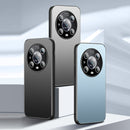 For Honor Magic4 Pro All-Inclusive Lens Frosted Metal Phone Case(Silver Grey)