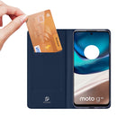 For Motorola Moto G42 DUX DUCIS Skin Pro Series PU + TPU Leather Phone Case(Blue)