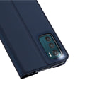 For Motorola Moto G42 DUX DUCIS Skin Pro Series PU + TPU Leather Phone Case(Blue)
