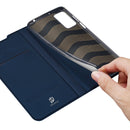 For Motorola Moto G42 DUX DUCIS Skin Pro Series PU + TPU Leather Phone Case(Blue)