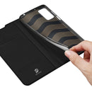 For Motorola Moto G42 DUX DUCIS Skin Pro Series PU + TPU Leather Phone Case(Black)