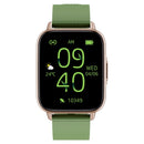 FW02 1.7 Inch Square Screen Silicone Strap Smart Health Watch Supports Heart Rate, Blood Oxygen Monitoring(Green)