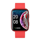 GX08 1.69 Inch Square Screen Smart Watch Supports Heart Rate Detection, Blood Pressure Detection, Blood Oxygen Detection(Red)