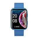 GX08 1.69 Inch Square Screen Smart Watch Supports Heart Rate Detection, Blood Pressure Detection, Blood Oxygen Detection(Blue)