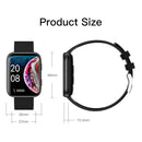 GX08 1.69 Inch Square Screen Smart Watch Supports Heart Rate Detection, Blood Pressure Detection, Blood Oxygen Detection(Blue)