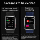 S6T 1.7 Inch Air Pump Smart Watch Supports Heart Rate Detection, Blood Pressure Detection, Blood Oxygen Detection(Red)