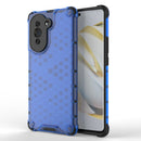 For Huawei nova 10 4G Shockproof Honeycomb PC + TPU Phone Case(Blue)