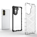 For Huawei nova 10 4G Shockproof Honeycomb PC + TPU Phone Case(Red)