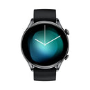X5 1.32 Inch Round Screen Silicone Strap Smart Health Watch Supports Body Temperature Monitoring, ECG Monitoring, Blood Pressure(Black)