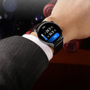 X5 1.32 Inch Round Screen Silicone Strap Smart Health Watch Supports Body Temperature Monitoring, ECG Monitoring, Blood Pressure(Black)