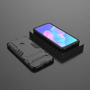 For Huawei Y7p / P40 Lite E Shockproof PC + TPU with Holder(Black)