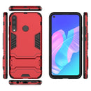 For Huawei Y7p / P40 Lite E Shockproof PC + TPU with Holder(Red)