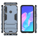 For Huawei Y7p / P40 Lite E Shockproof PC + TPU with Holder(Navy Blue)