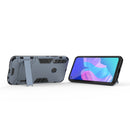 For Huawei Y7p / P40 Lite E Shockproof PC + TPU with Holder(Navy Blue)