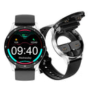 X7 1.32 Inch IPS Touch Screen 2 in 1 Bluetooth Earphone Smart Watch, Supports Heart Rate Monitoring/Blood Oxygen Detection/Bluetooth Music(Black)