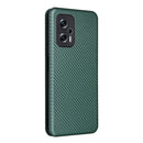For Redmi Note 11T Pro / Note 11T Pro+ 5G / Poco X4 GT 5G Carbon Fiber Texture Leather Phone Case(Green)