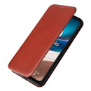 For Motorola Moto G42 Carbon Fiber Texture Leather Phone Case(Brown)