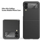 For Samsung Galaxy Z Flip4 Oil-sprayed Ultra-thin Folding Phone Case(Silver)