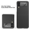 For Samsung Galaxy Z Flip4 Oil-sprayed Ultra-thin Folding Phone Case(Silver)