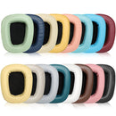 2 PCS For Logitech G633 G933 Protein Skin Earphone Cushion Cover Earmuffs Replacement Earpads(Champagne)