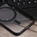 For iPhone 14 Pro Max Acrylic + TPU Magsafe Magnetic Phone Case (Black)