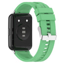 For Huawei Watch Fit 2 Tire Tread Watch Band(Mint Green)
