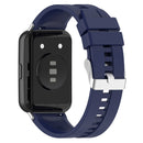 For Huawei Watch Fit 2 Tire Tread Watch Band(Midnight Blue)