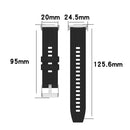 For Huawei Watch Fit 2 Tire Tread Watch Band(Black)