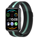 For Huawei Watch Fit 2 Milan Magnetic Stainless Steel Watch Band(Black Green)