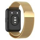 For Huawei Watch Fit 2 Milan Magnetic Stainless Steel Watch Band(Gold)
