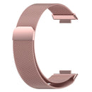 For Huawei Watch Fit 2 Milan Magnetic Stainless Steel Watch Band(Rose Pink)