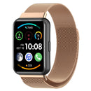 For Huawei Watch Fit 2 Milan Magnetic Stainless Steel Watch Band(Rose Gold)