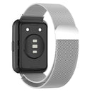 For Huawei Watch Fit 2 Milan Magnetic Stainless Steel Watch Band(Silver)