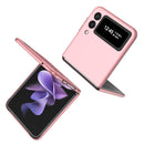 For Samsung Galaxy Z Flip4 Armor Foldable Phone Case(Pink)