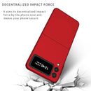 For Samsung Galaxy Z Flip4 Armor Foldable Phone Case(Red)