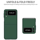 For Samsung Galaxy Z Flip4 Armor Foldable Phone Case(Dark Green)