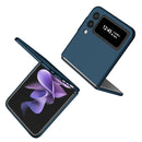 For Samsung Galaxy Z Flip4 Armor Foldable Phone Case(Dark Blue)