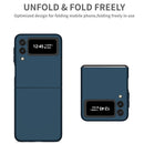 For Samsung Galaxy Z Flip4 Armor Foldable Phone Case(Dark Blue)