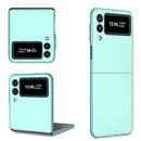 For Samsung Galaxy Z Flip4 Armor Foldable Phone Case(Sky Blue)